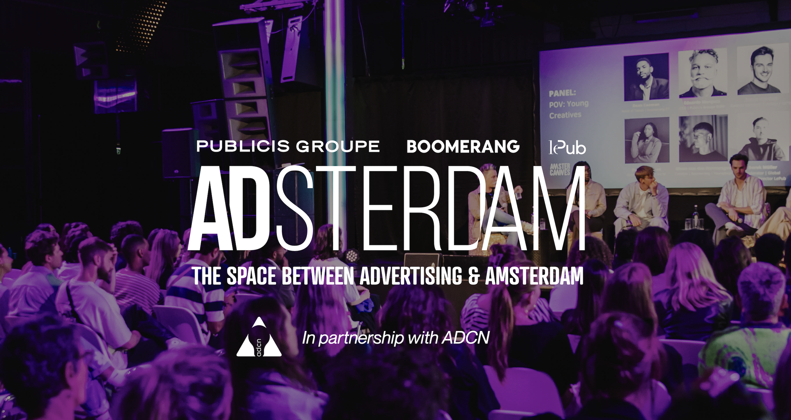 ADsterdam viert advertising op een Amsterdams festival terrein