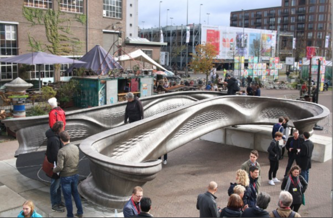 3D geprinte brug wint Public Award bij Dutch Design Awards