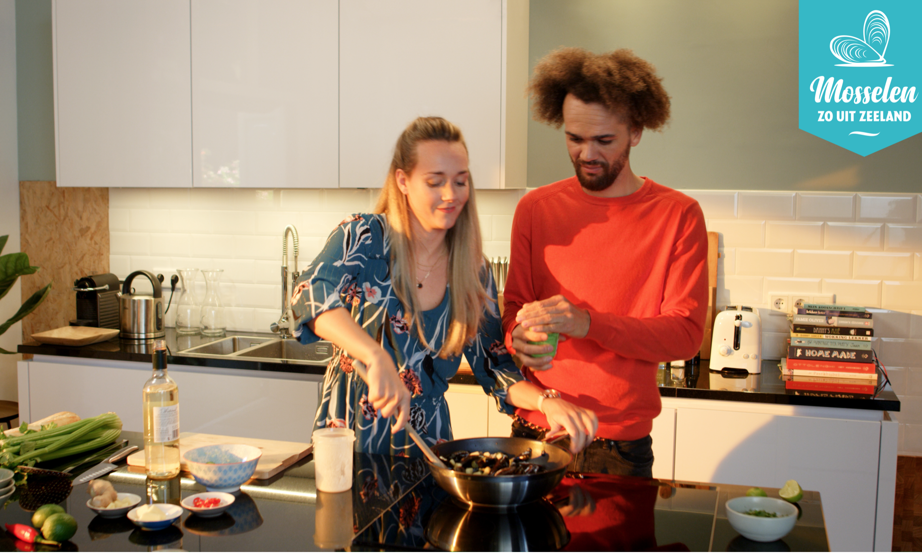 Millennials aan de mosselen
