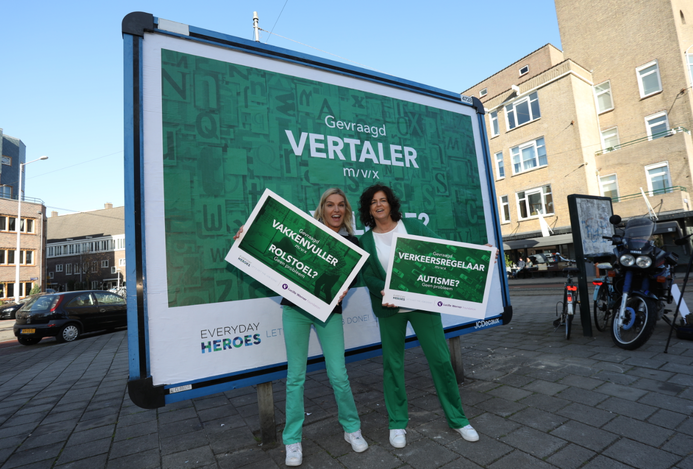 Eigenzinnige campagne voor mensen met arbeidsbeperking