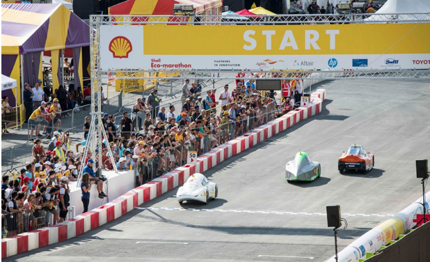 Studenten uit Europa aan de slag met mobiliteit bij Shell Eco-marathon Challenger Event