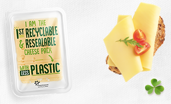 FrieslandCampina stapt over op recyclebare kaasverpakking