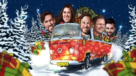 Qmusic verrast luisteraars met kerstdiner met bekende artiesten