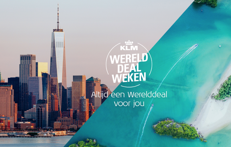 KLM focust met nieuwe Werelddeal Weken op persoonlijke reisbehoefte