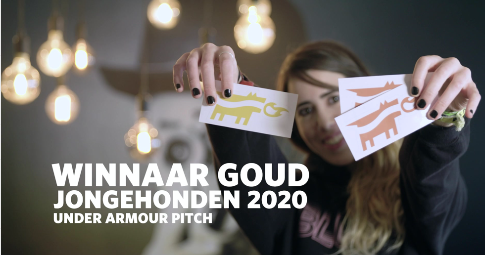 Aida Merino (LVB) wint goud bij JongeHonden-pitch voor Under Armour