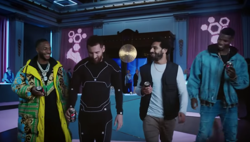 Vier beste voetballers ter wereld laten skills zien in nieuwe Pepsi campagne
