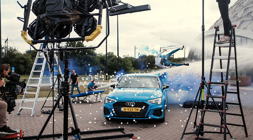 Valerio Zeno en Shelly Sterk regisseren campagne voor nieuwe Audi A3 Sportback