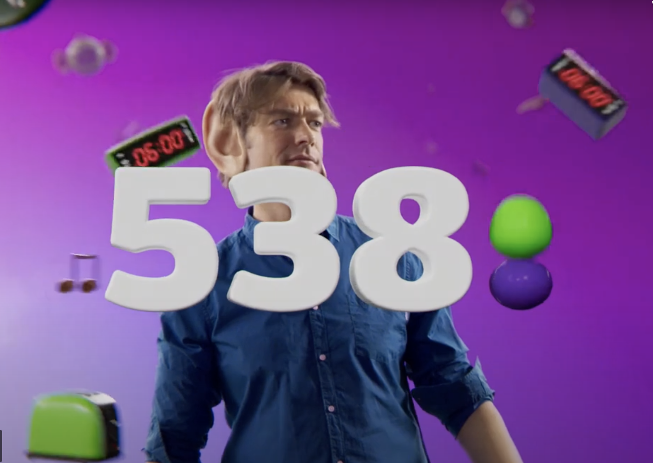 Nieuwe brandcampagne Radio 538: Mis niks, hoor alles