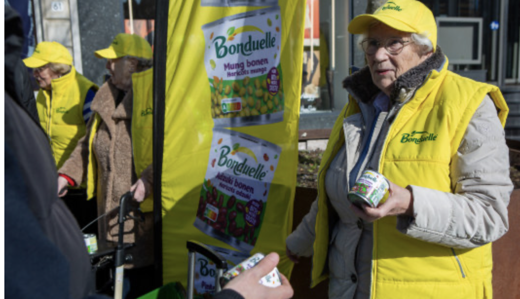 Bonduelle promoot nieuwe peulvruchten met oudste samplingteam van Nederland