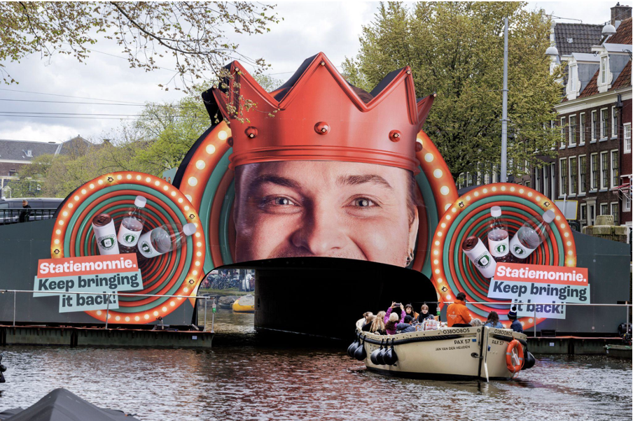 Statiegeld Nederland scoort met Holle Dolle Donnie op Koningsdag