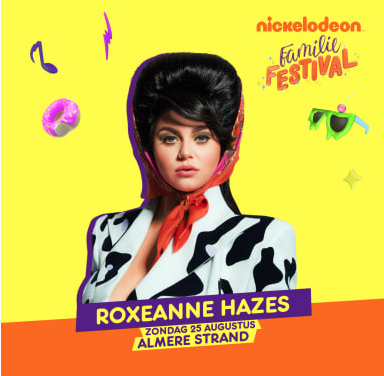 Roxeanne Hazes in line-up Nickelodeon Familie Festival